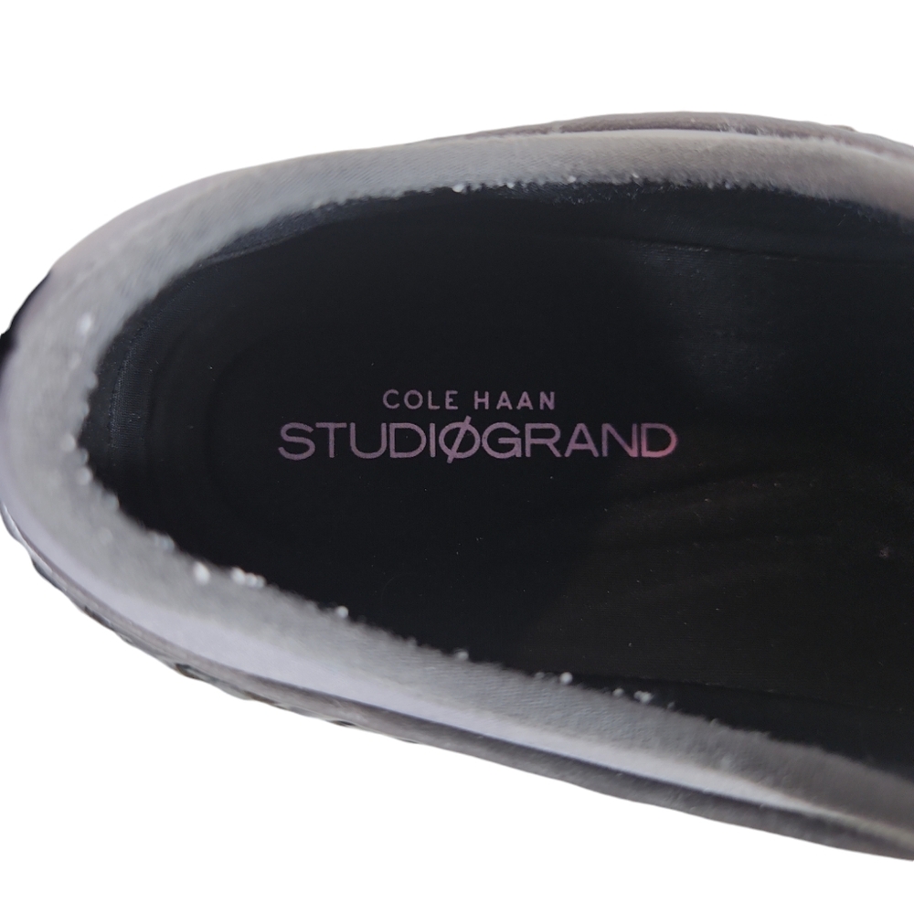 COLE HAAN, Studio Grand, women's Gray Leather casual shoes, Sz 8B - Picture 7 of 9